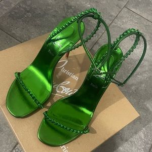 New style Green Louboutin Sandal